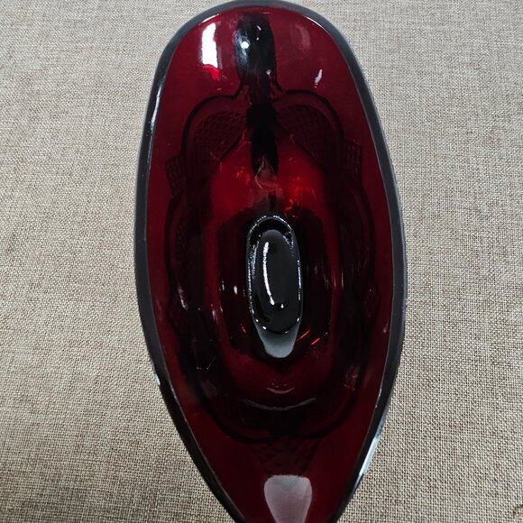 Avon Cape Cod 1876 Collection Ruby Red Gravy Boat. Soft Boat - Picture 8 of 11